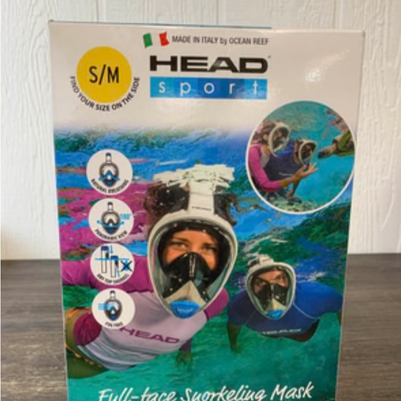 OCEAN REEF - UNO Snorkeling Mask - Full Face with Silicone Strap small/medium - Picture 7 of 11